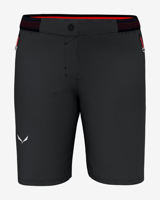 Pantalón corto Salewa Pedroc 3 Durastretch negro mujer