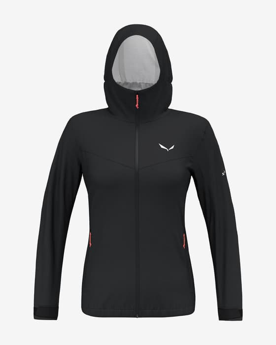 Salewa Puez Aqua 4 Powertex 2.5L Capuchonjas Zwart Dames