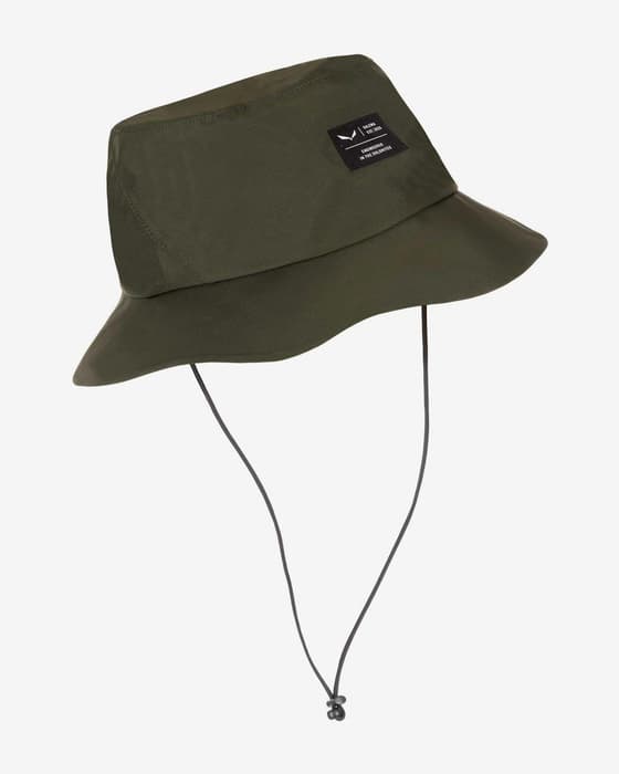 Cappello Salewa Puez Powertex Rain verde scuro