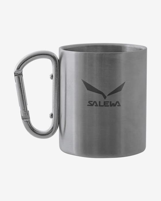 Salewa Stainless Steel Tasse mit Karabinergriff Stahl