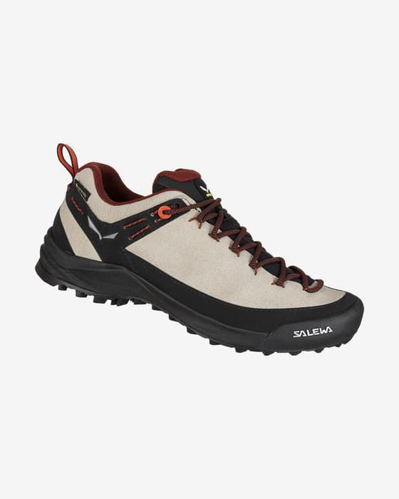 Zapatillas Salewa Wildfire Leather GORE-TEX marrón claro negro mujer
