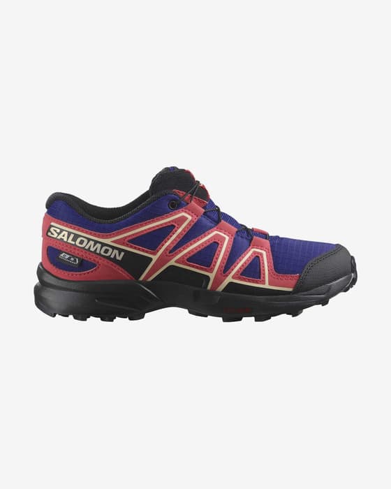 Zapatillas Salomon Speedcross ClimaSalomon Waterproof rosa azul infantil