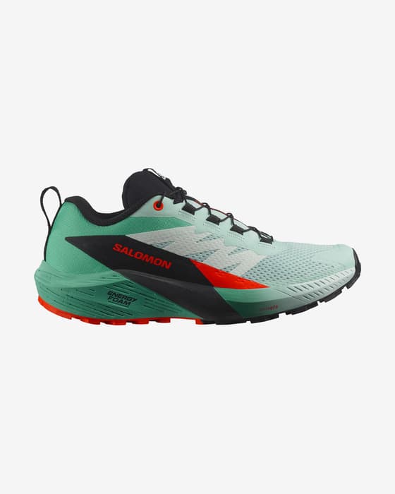 Salomon, Sense Ride 5, trainers, green turquoise, Women