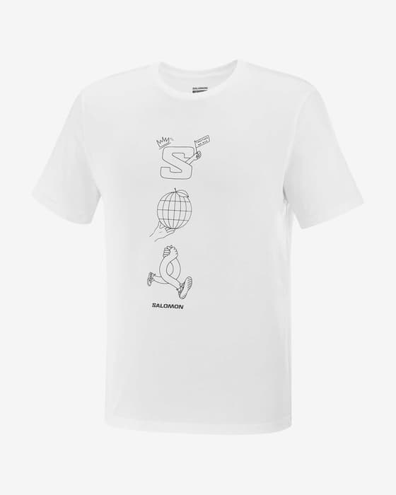 T-shirt Salomon Worthy branco