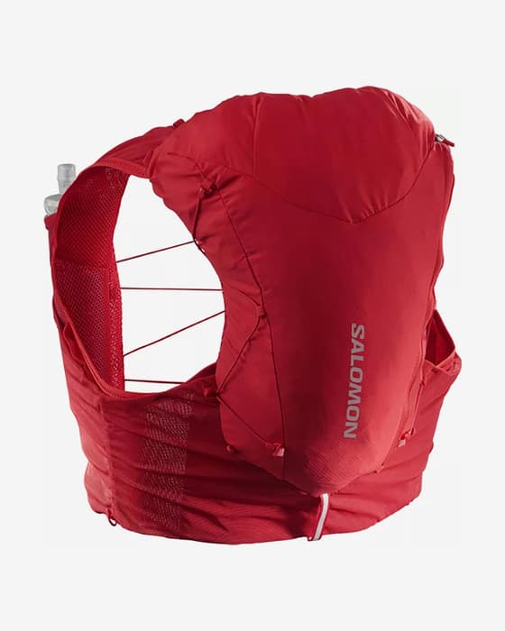 Chaleco hidratación Salomon ADV Skin 12 Set rojo cereza