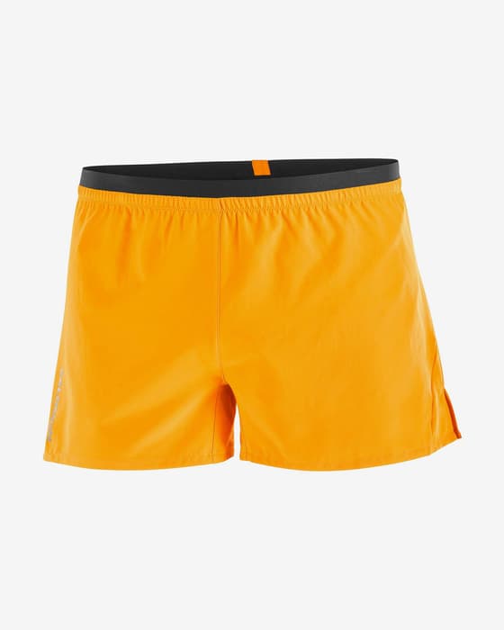 Pantalón corto Salomon Cross 3" naranja