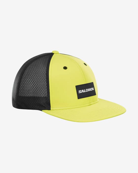 Gorra Salomon Trucker Flat amarillo citronela