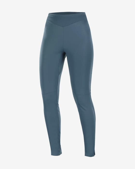 Malla larga Salomon GORE-TEX Infinium Windstopper azul pálido mujer