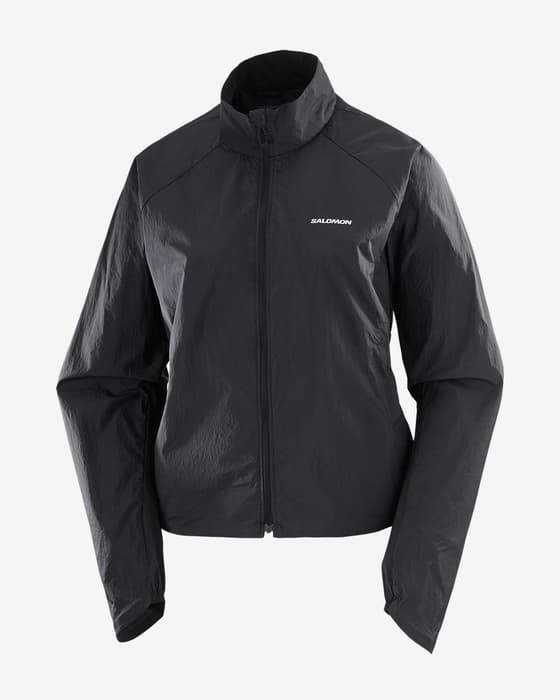 Chaqueta cortavientos Salomon SHKout Fly negro mujer
