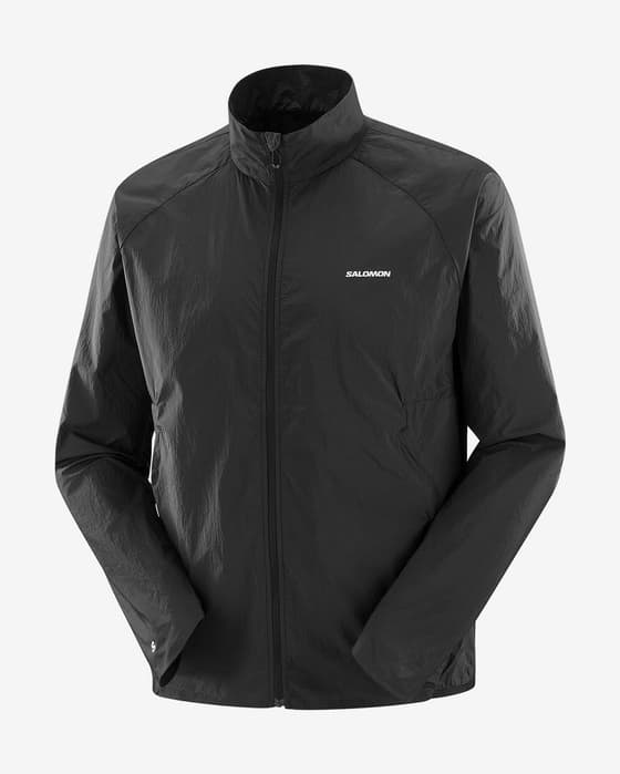 Chaqueta cortavientos Salomon SHKout Fly negro