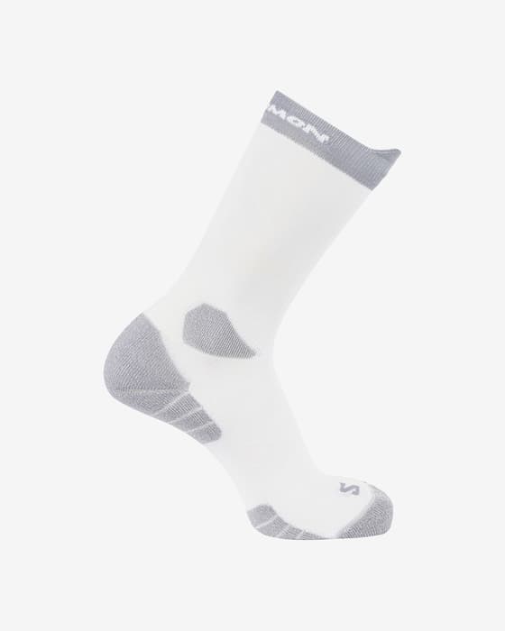 Salomon Aero Crew Socks white light grey