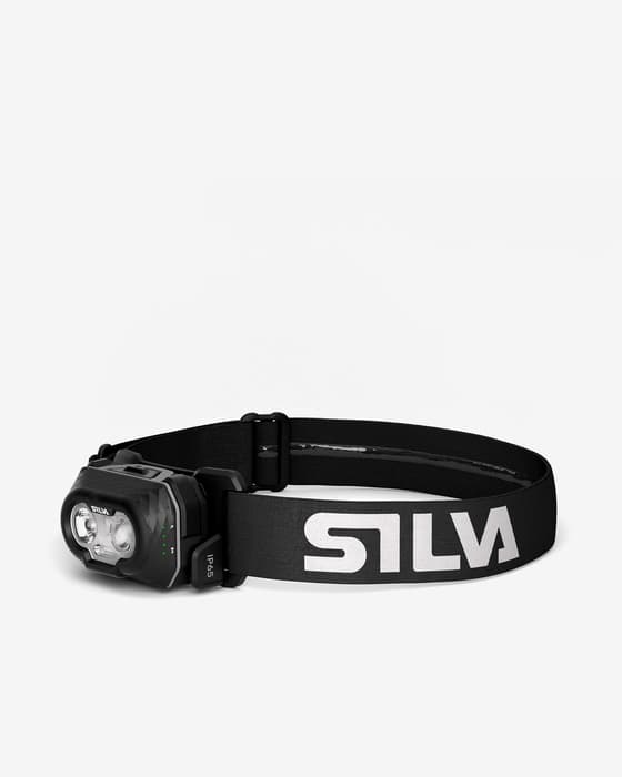 Luce frontale Silva Discover Hybrid nero opaco