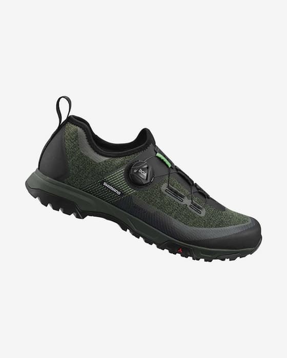 Shimano ET7 MTB-Schuhe dunkelgrün/schwarz