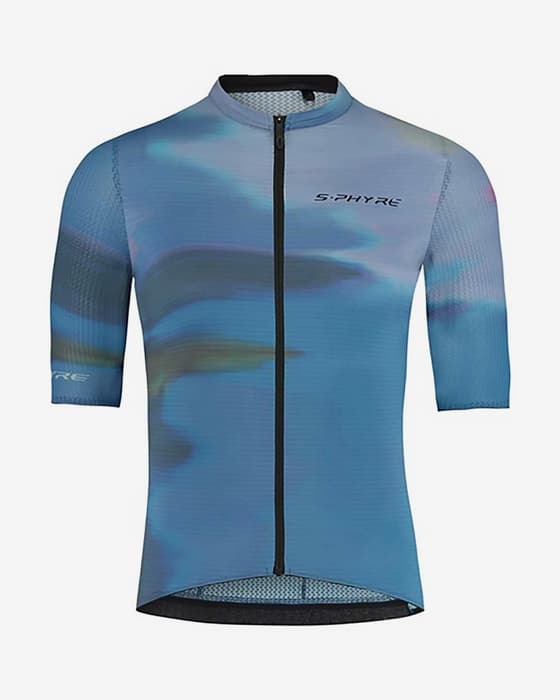 Maillot Shimano S-Phyre Leggera manche courte bleu