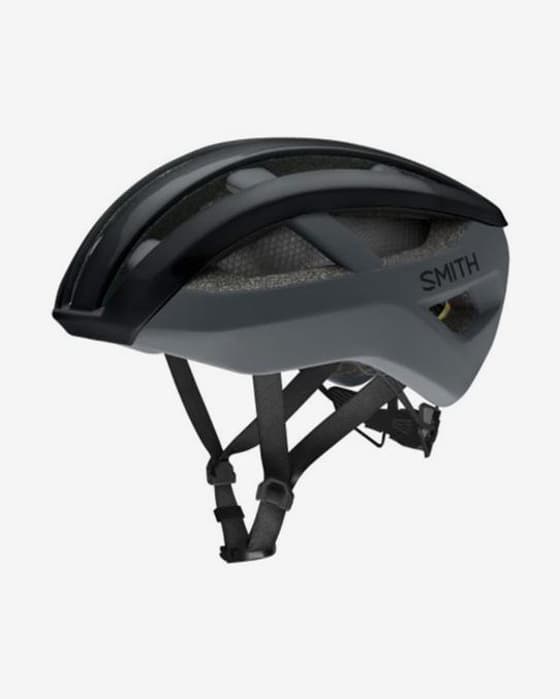 Casco Smith Network MIPS negro gris cemento