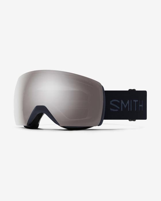 Smith Skyline XL Skibrille marineblau mit ChromaPop Sun Platinum Mirror Glas