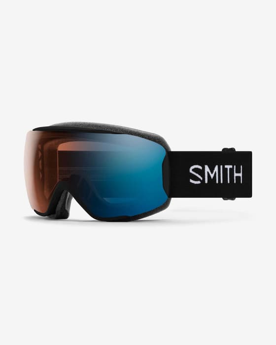 Máscara Smith Moment negro con lente ChromaPop Pro Photochromic Blue Mirror