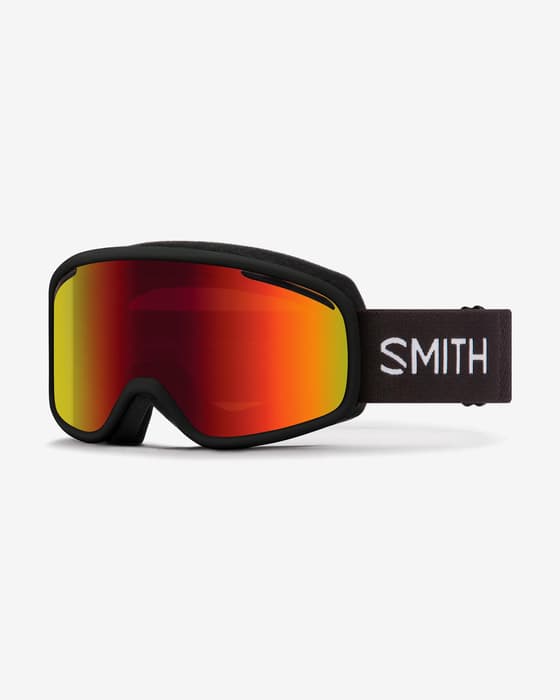 Smith Vogue Brille Schwarz mit verspiegeltem Glas Sol-X Rot