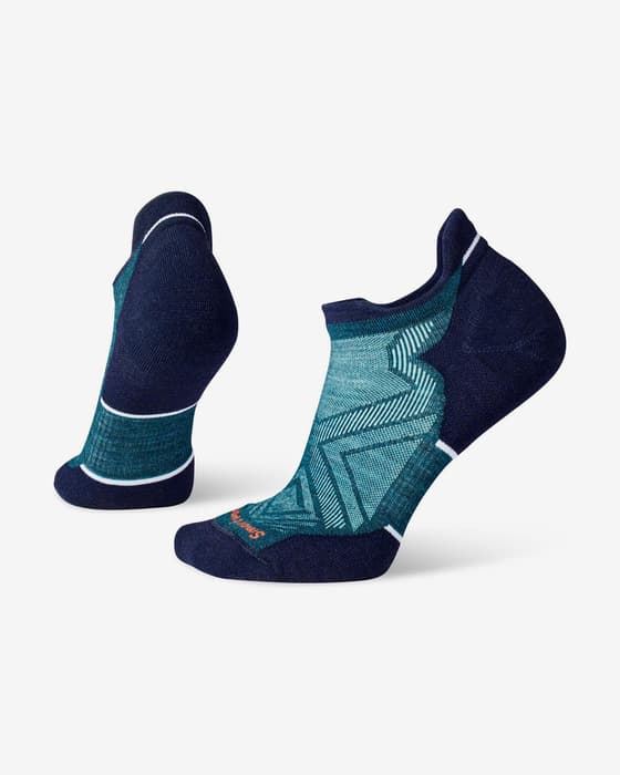 Smartwool Run Targeted Cushion Low Damen Socken marineblau/aquamarinblau