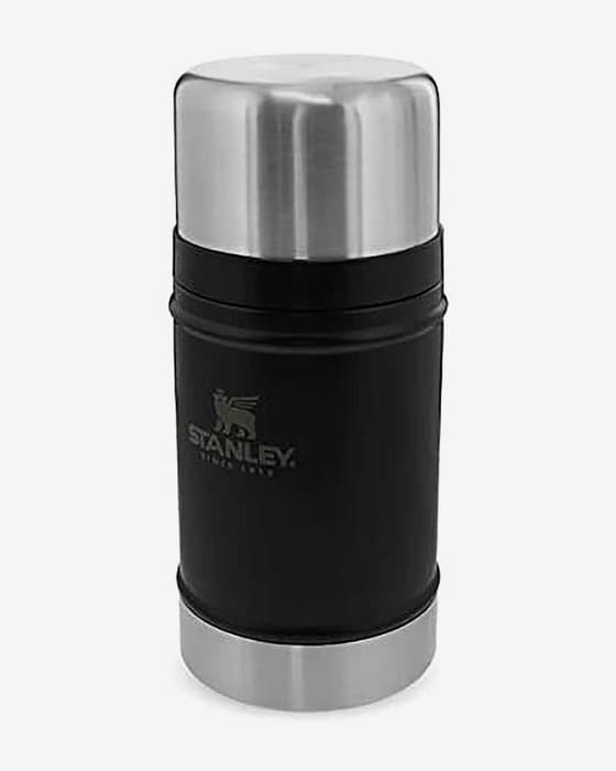 Recipiente Stanley Classic 0.7L negro logo gris