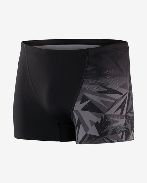 Maillot de bain Speedo Hyper Boom Placement V-Cut Aquashort noir gris