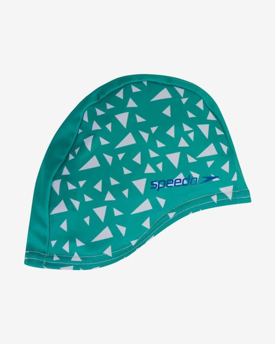 Speedo Bedrukte Polyester blauwe kinderbadmuts