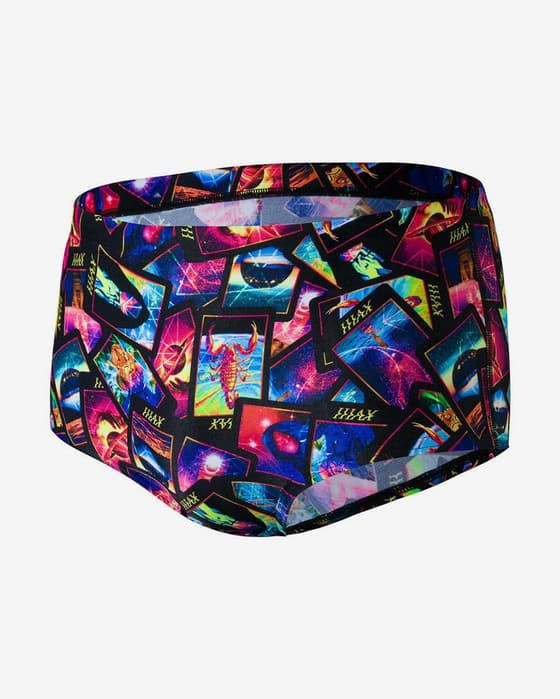 Maillot de bain Speedo Allover 16 cm Brief noir bleu rouge