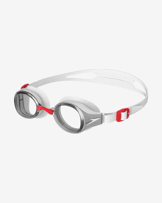 Óculos de natação Speedo Hydropure com lentes transparentes preto azul branco