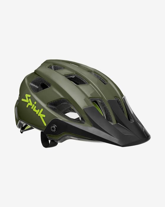 Casco Spiuk Dolmen verde oscuro negro