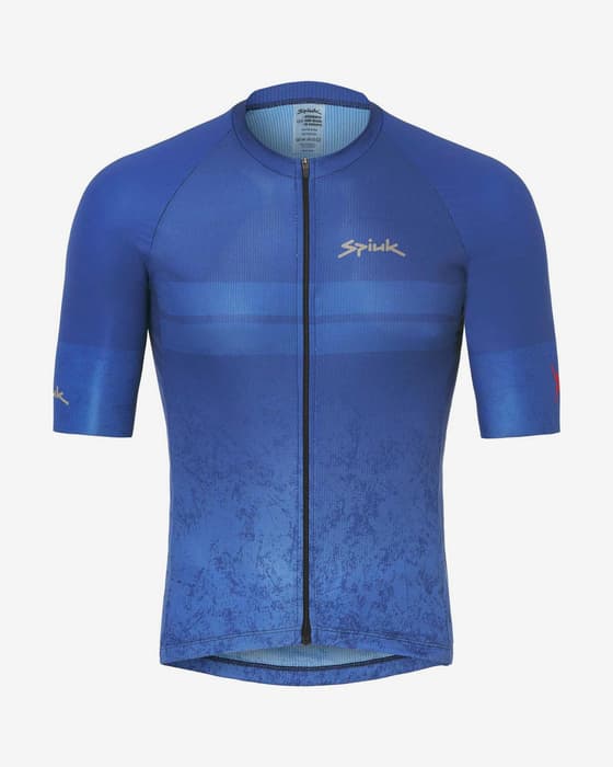 Maillot Spiuk All Terrain Gravel manche courte bleu foncé