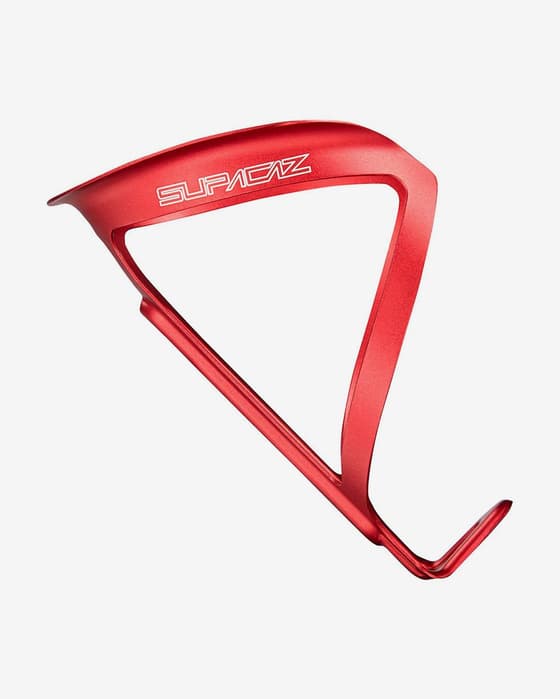 Portabidón Supacaz Fly Cage Anodized rojo