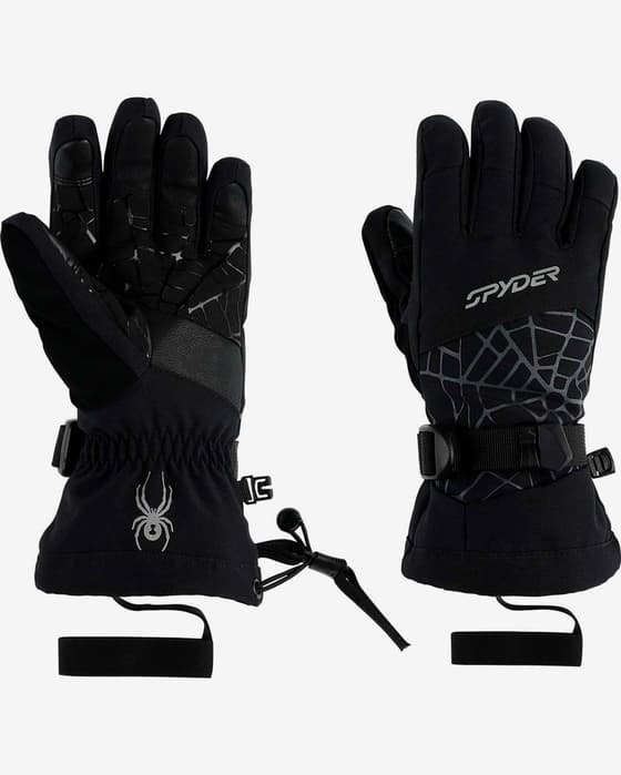 Spyder Overweb Jungen Handschuhe tiefschwarz