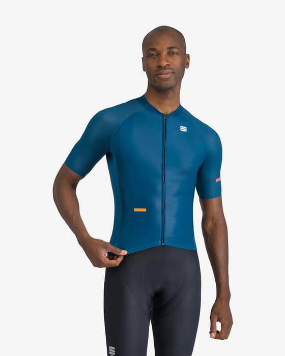 Maillot Sportful Supernova manga corta azul atlántico