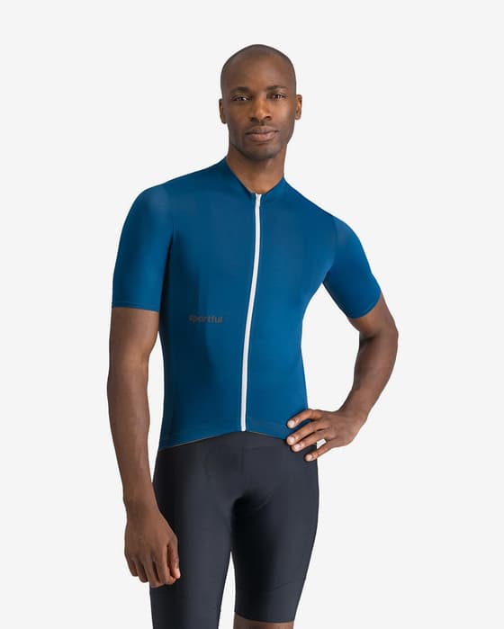 Maillot Sportful Classic manga corta azul atlántico