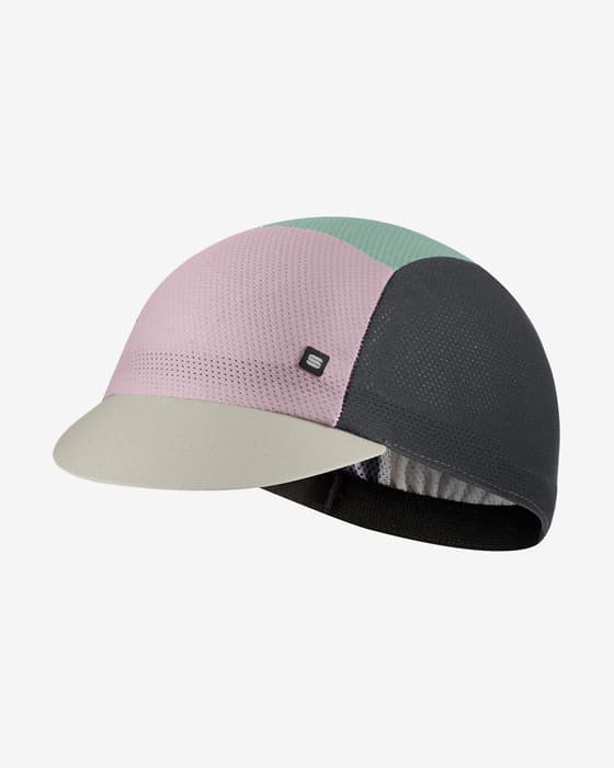Casquette Sportful Classic Cycling rose beige vert