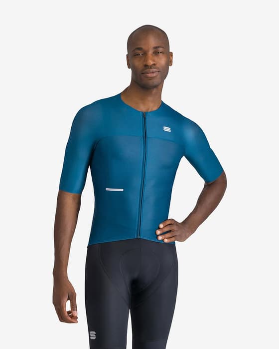 Maillot Sportful Light manga corta azul atlántico