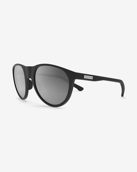 Gafas Spektrum Null negro con lente espejada Zeiss gris