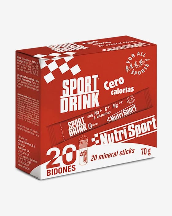Isotonisches Getränk  NutriSport Sport Drink Null Kalorien (20 Sticks)