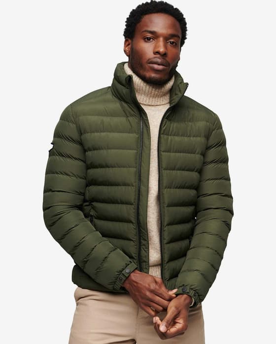 Superdry Fuji Logo Winterjacke grün