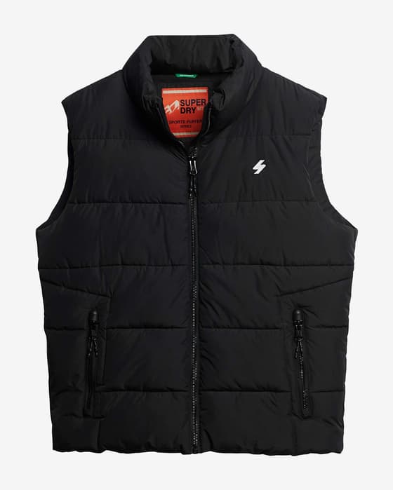 Chaleco Superdry Sports negro