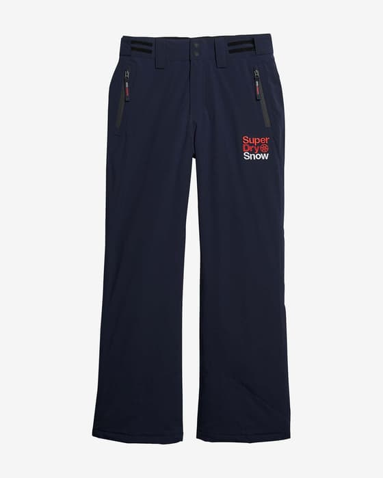 Pantalón largo Superdry Ski Slim Trousers azul cobalto rojo blanco
