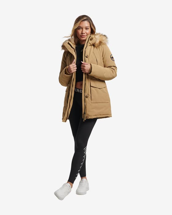 Chaqueta Superdry Everest Parka I marrón claro mujer