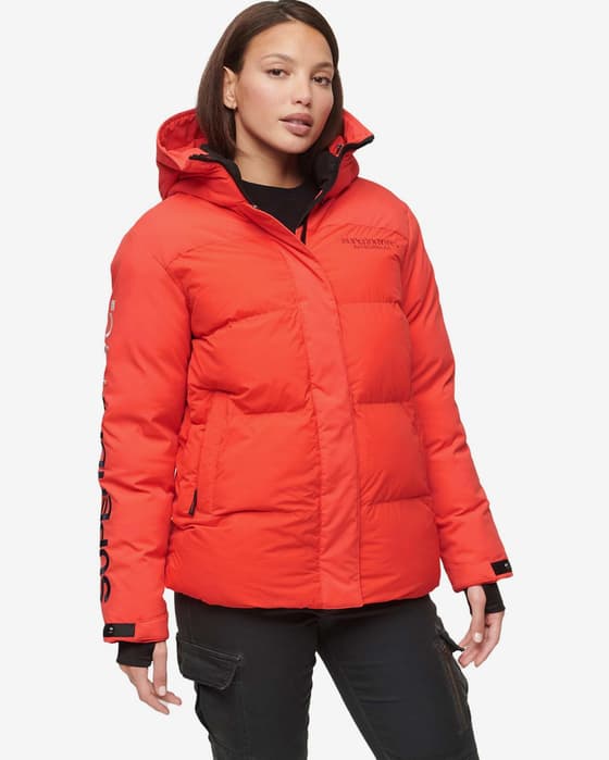 Chaqueta Superdry City rojo intenso mujer