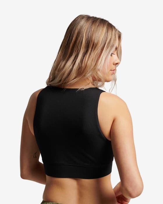 Sujetador Superdry Code Core Sport negro puro mujer