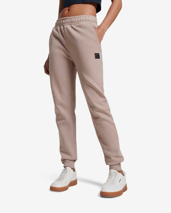 Pantalón largo Superdry Code Tech beige mujer
