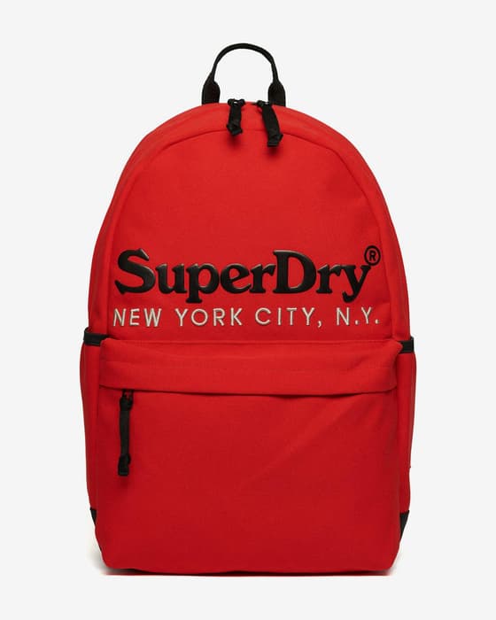 Mochila Superdry Venue Montana 18L rojo intenso negro