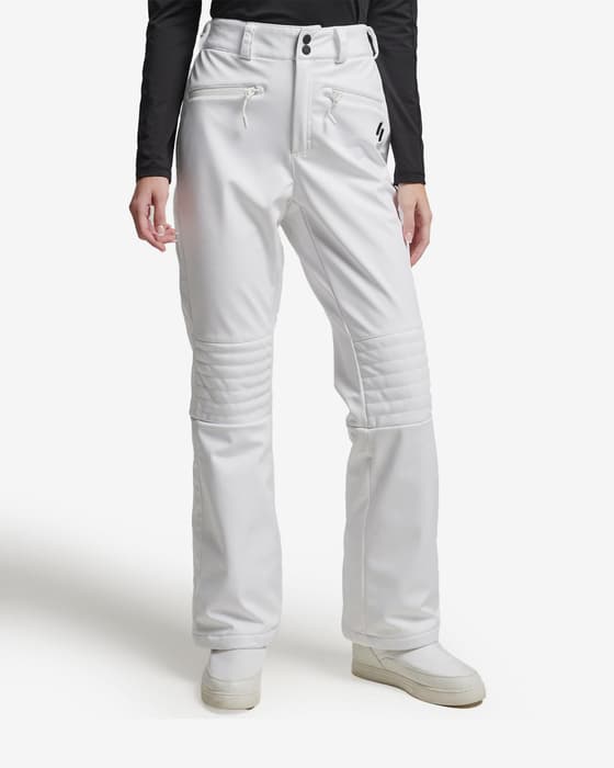 Pantalón largo Superdry Softshell blanco mujer
