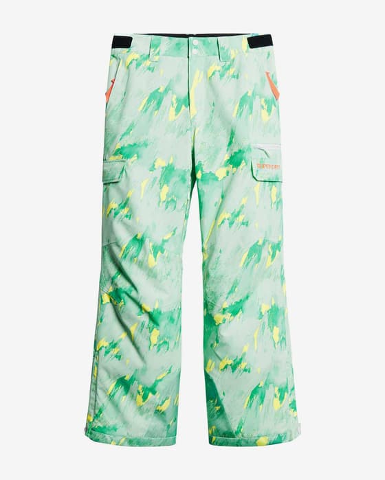 Pantalón largo Superdry Ultimate Ski verde mujer