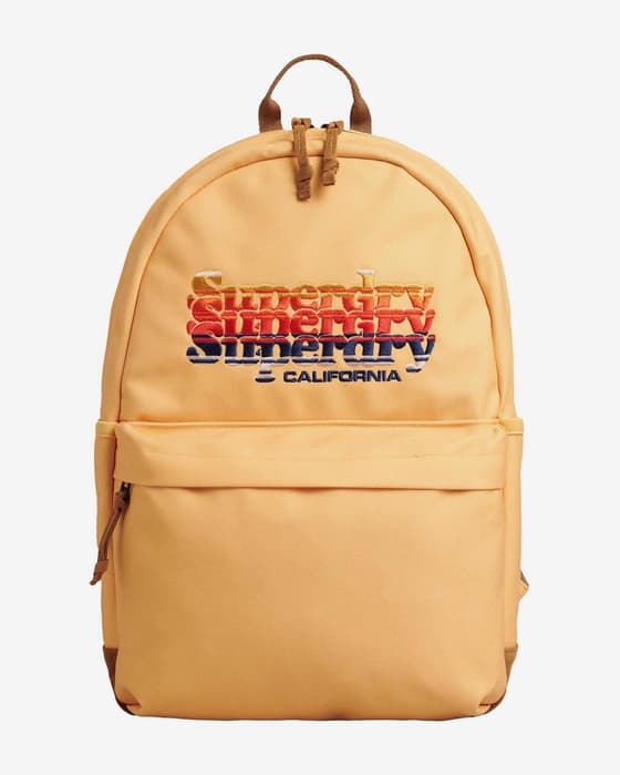 Mochila Superdry Vintage Graphic Montana amarillo claro