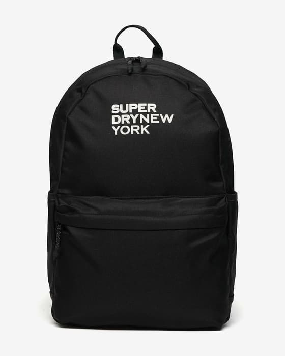 Mochila Superdry City Montana 16L negro blanco 